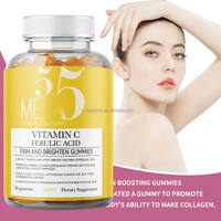WelnessWays Beauty Gommes à la vitamine C naturelles antioxydantes pour la peau, raffermissantes et brillantes