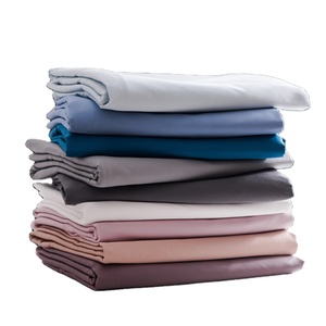 Nhà máy Trung Quốc bán buôn ga trải giường 100% cotton 500TC cao cấp nhuộm màu xám - Product Image 1