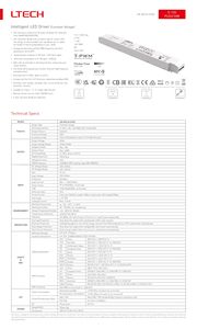 Controller LED AC-DC LM-240-24-G1A2 con NFC, Alimentatore Programmabile a Comando Completo, Driver a Tensione Costante 0-10V - Product Image 2