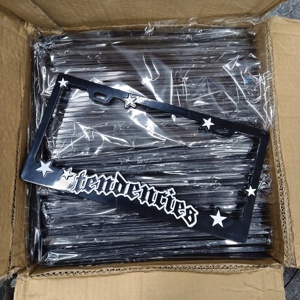 Aangepaste design USA metalen kentekenplaathouder hoes groothandel aangepaste nummerplaat <span class=keywords><strong>frame</strong></span> - Product Image 4