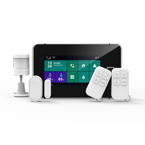 Sistema de Alarma de Seguridad <span class=keywords><strong>Inteligente</strong></span> para el Hogar Tuya WiFi 4G, Estándar Estadounidense, Pantalla Táctil IPS de 4.3 Pulgadas, Kit Inalámbrico Antirrobo, Compatible con Alexa y <span class=keywords><strong>Google</strong></span> <span class=keywords><strong>Home</strong></span> - Product Image 1