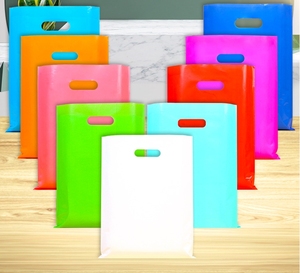 Customized Commercial Plastic Shopping Bags with Personalized Logos