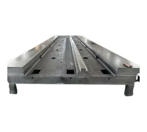 대형 주철 공작 기계 침대 CNC 밀링 운반 기계 기계 기본 기계 플랫
