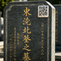 Placa Conmemorativa Digital Personalizada con Código QR, Placa de Metal Impermeable para Lápida, Marcador de Tumba de Acero Inoxidable Duradero, Placa con Nombre
