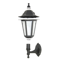 Lámpara de Jardín Europea P611 a Precio Económico con Sensor de Movimiento, Montaje en Pared, Exterior, Impermeable, Material de PC, Garantía de 3 Años