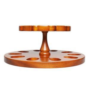 Support de pipe à tabac manuel classique rond <span class=keywords><strong>en</strong></span> Juglans Regia – Présentoir <span class=keywords><strong>en</strong></span> <span class=keywords><strong>bois</strong></span> massif fait main, organisateur de bureau par Xiaoxiong - Product Image 4