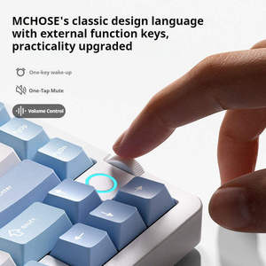 MCHOSE G75 V2 Üç Modlu Mekanik Klavye Yan Tarafı İşlemeli Kablosuz Mekanik Oyun E-Spor Klavyesi - Product Image 4