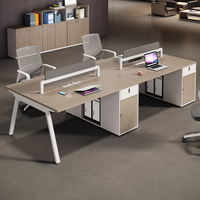 Diviseurs et cloisons de bureau modulaires en panneaux de bois modernes pour la maison, le bureau et l'école, mobilier de bureau personnalisable