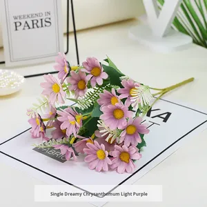 Bouquet di Fiori Artificiali Piccole Margherite e Camomilla in Seta per Decorazione Casa e Matrimonio, Produzione all'Ingrosso - Product Image 6