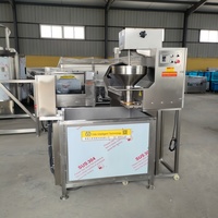 Friteuse à gaz professionnelle pour frites, poulet, chips, croustilles de peau de porc et anneaux d'oignon