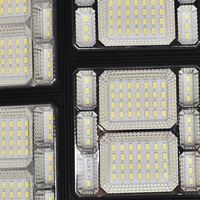 Lampadaires LED décoratifs de jardin tout-en-un, étanches IP67, alimentés par batterie, 500W, 1000W, 1500W, pour l'éclairage routier extérieur