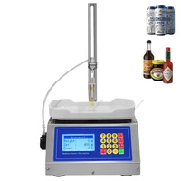 Petite machine de remplissage de liquide, liqueur pesante et quantitative, boisson, sauce soja, machine de mise en conserve de vinaigre