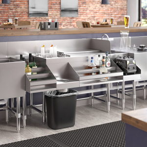 Commercial Bar Cocktail Prep <b>Worktable</b> Commercial Kitchen Steel Fabrication Commercial Kitchen Kitchen Equipment For Restaurant - Product Image 4