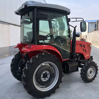 4WD Mini-Traktor Baggerlader 60PS 70PS Hydraulischer Frontlader Heckbagger für Landwirtschaft Bau und Grabarbeiten