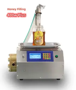 Weighing automatic quantitative viscous liquid filling machine juice oil milk honey paste liquid gear pump Packaging machine