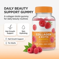 Gummies de Collagène 300mg et Biotine 2000mcg pour Cheveux, Peau et Ongles – Complément Beauté OEM ODM
