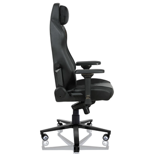 Chaise de <span class=keywords><strong>bureau</strong></span> JL Professional Silla Gamer en cuir vintage noir Chaise de jeu pivotante 4D en métal pour adultes - Product Image 4