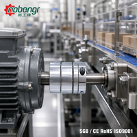 Coupleur de mouvement industriel, corps en aluminium, diaphragme en acier inoxydable, serrage sans jeu, précision pour servomoteur, moteur pas à pas, vis à billes CNC