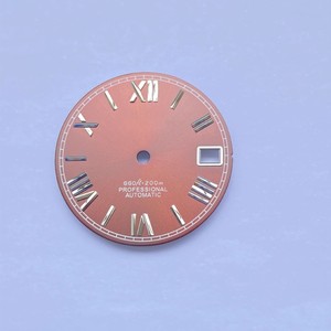 Montre numérique arabe série NH35 avec motif soleil littéral nouveaux accessoires boîtier en acier inoxydable 28.5mm mouvement NH35 - Product Image 6