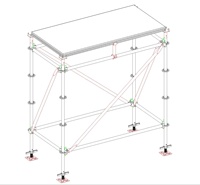Structure de scène professionnelle en aluminium sur mesure |   Plateforme de scène pour mariages et événements