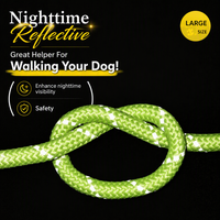 Laisse rétractable automatique pour chien et chat, poignée ronde antidérapante en ABS avec compartiment latéral pour sacs à déjections, laisse en nylon pour animaux de compagnie, vente en gros d'usine