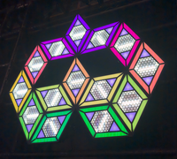 Lampu LED Bar Retro Pixel 150W WA dengan Kontrol DMX512, Basis E27, Putih Dingin Ra80, Pemasangan Gantung untuk DJ, Konser, dan Bar