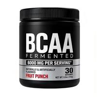 Poudre de BCAA fermentée personnalisée OEM, supplément d'acides aminés pour après l'entraînement, saveur framboise bleue, 30 portions