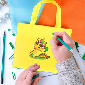 Bolsa de compras reutilizable barata y de alta calidad, bolsa de mano no tejida, bolsas no tejidas con logotipo - Product Image 6