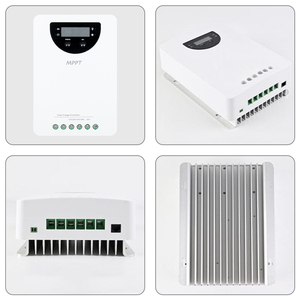 Contrôleur de charge <span class=keywords><strong>solaire</strong></span> intelligent MPPT 12V 24V 48V pour batteries Lithium LiFePO4 100Ah – Régulateur PV haute efficacité - Product Image 5