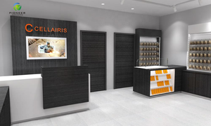 Pioneer Shop-diseño de mesa para mostrador de funda de teléfono, decoración de tienda de reparación de teléfono, <span class=keywords><strong>tiendas</strong></span> de teléfono móvil usadas - Product Image 4