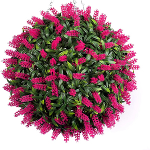 Boules de topiaire artificielles en gros, plantes suspendues en buis synthétique, écologiques et résistantes aux UV pour mariages et Noël - Product Image 2