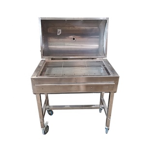 Portable Charcoal <strong>BBQ</strong> Dome Grill Oven Hot Sale Stainless Steel Outdoor <strong>Trolley</strong> >5 People Easily Cleaned Easily Assembled - Product Image 5