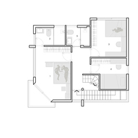 Conception extérieure de villa moderne minimaliste en béton stucé blanc, plan de conception paysager, support de rendu 3D