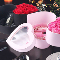 Boîte-cadeau élégante et romantique en forme de coeur pour cadeau de bijoux, idée parfaite de cadeau d'anniversaire de Saint Valentin pour elle
