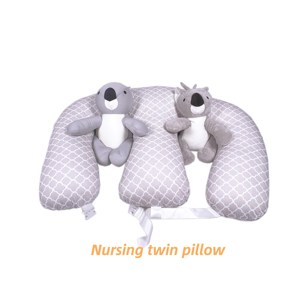 <strong>Twin</strong> Baby Nursing <strong>BreastFeeding</strong> Pregnancy Custom E-Shape 200TC Body <strong>Pillow</strong> for Bedding Sleeping Polyester Washable - Product Image 2