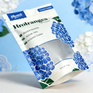 Bolsas Personalizadas de Grado Alimenticio a Prueba de Humedad con Ventana para Alimentos para Mascotas, Comida Enlatada, Paquetes de Semillas de Flores y Té Aromático - Product Image 2