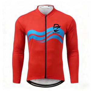 Maillot de cyclisme professionnel Zede, très populaire, léger, respirant, coupe-vent, imprimé multicolore, séchage rapide, manches longues, pour le vélo - Product Image 1