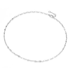 Collier chaîne en acier inoxydable, couleur argent, or, or rose, chaîne claviculaire, bijoux minimalistes pour femmes, cadeau - Product Image 6