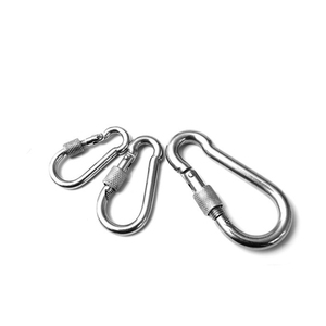 Mosquetón de hilo ovalado marino de enlace rápido de cadena de acero inoxidable 304 316 con conector de cadena de tuerca hebilla mosquetón de bloqueo - Product Image 4