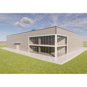 Luz <span class=keywords><strong>de</strong></span> construcción <span class=keywords><strong>de</strong></span> almacén, 1000 metros cuadrados, estructura <span class=keywords><strong>de</strong></span> acero, techo <span class=keywords><strong>de</strong></span> Hangar, almacén prefabricado, construcción con pared <span class=keywords><strong>de</strong></span> vidrio - Product Image 2