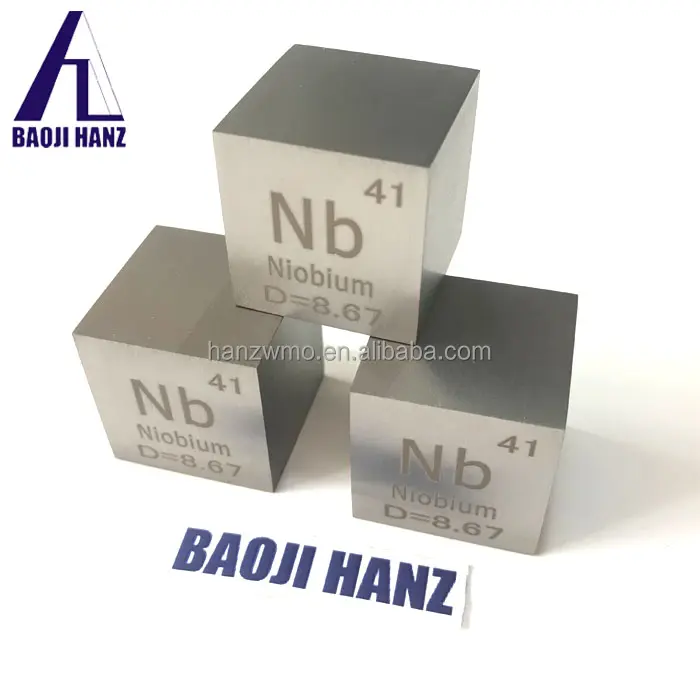 Pabrik Cina langsung niobium square metal ingot 1 kg harga