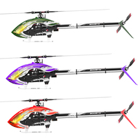 GOOSKY RS7 Ultra 700 Class 3D Flybarless Elektro-RC-Helikopter-Bausatz Grün/Orange/Lila Flugrahmen ohne Rotorblätter