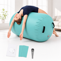 Rouleau de gymnastique gonflable pour sauts en arrière et pas d'obstacles, rouleau d'air pour la pratique de la gymnastique à domicile et l'entraînement de cheerleading