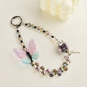 2025 Manufacturer New Personalized Bag Temperament Women's Accessories Wholesale Crystal Butterfly Buckle Phone <b>Chain</b> - Product Image 6