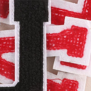 Parches y Pegatinas de Chenilla con Letras Inglesas de Dibujos Animados Bordados <span class=keywords><strong>a</strong></span> Máquina para Toallas - Product Image 3