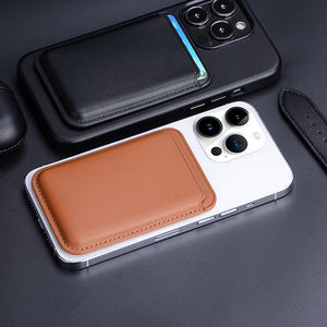 En peluche nouvelle mise à niveau pour <span class=keywords><strong>Magsafe</strong></span> <span class=keywords><strong>portefeuille</strong></span> en cuir Logo personnalisé porte-carte de téléphone portable <span class=keywords><strong>portefeuille</strong></span> pour <span class=keywords><strong>Apple</strong></span> iphone 12 <span class=keywords><strong>magsafe</strong></span> aimant - Product Image 1