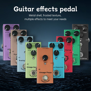 Pédale d'effets de guitare True Bypass Vintage Overdrive Lead Mini Single Type DC 9V avec batterie au lithium métallique - Product Image 2