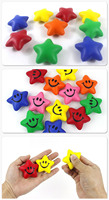 Balles anti-stress en mousse miniatures de 2 pouces, visage souriant, jouet de soulagement du stress pour les prix de carnaval scolaire