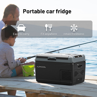 Alppicool GC50 12V Plastique 40-50L Double Usage Refroidisseur Single Zone Congélateur Compresseur Réfrigérateur Portable Camping Outdoor Car