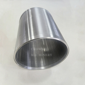 Bên ngoài trục dòng chảy thiết kế SS304 thép không gỉ V dây lọc lọc 80 lưới mặt bích Wedge Dây màn hình giỏ cho Bead Mill - Product Image 4